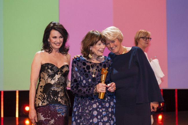 65. Deutscher Filmpreis - Iris Berben, Barbara Baum und Monika Grütters