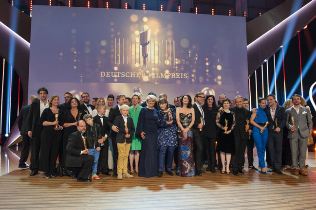 65. Deutscher Filmpreis - Gruppenbild der Preisträger