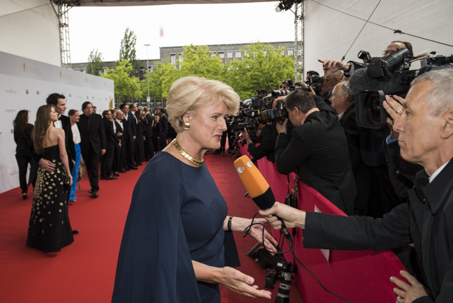 65. Deutscher Filmpreis - Monika Grütters auf dem roten Teppich