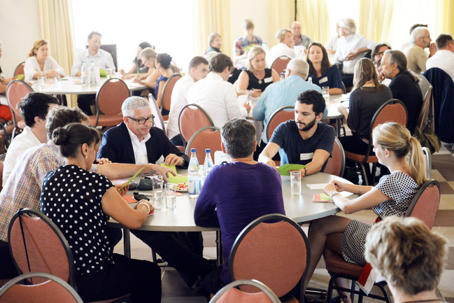 Bürgerdialog im Mannheimer Schloss, 30. Juni 2015. 