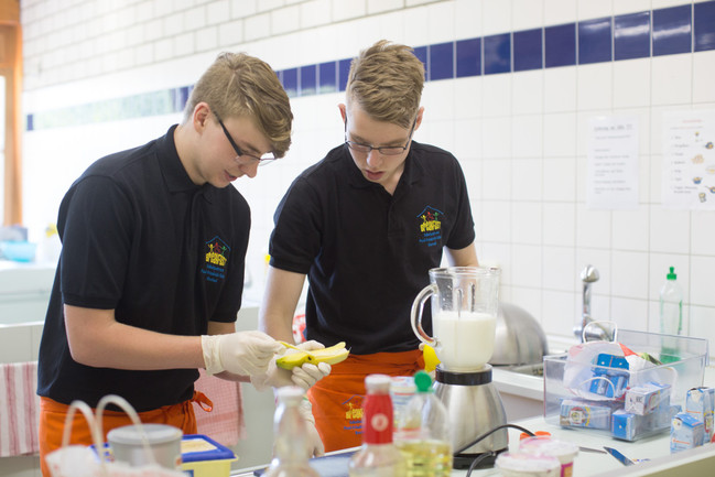 Schülerfirma Breakfast in Rostock. Schulzentrum Paul-Friedrich-Scheel