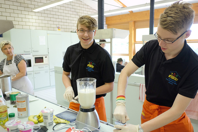 Schülerfirma Breakfast in Rostock. Schulzentrum Paul-Friedrich-Scheel