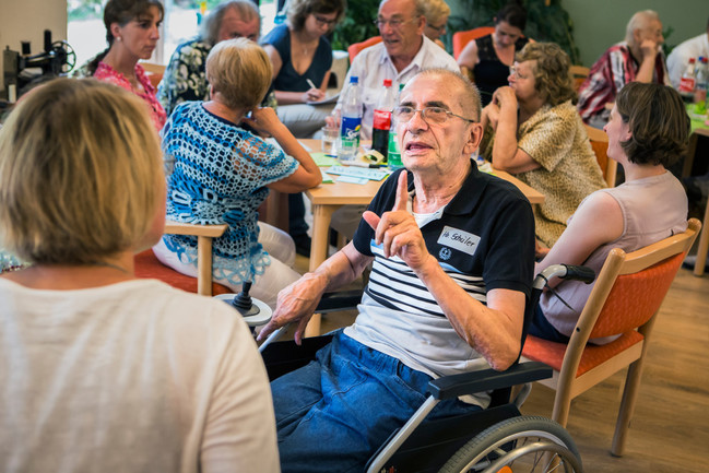 Gut Leben in Deutschland, Bürgerdialog im Seniorenheim am Rosengarten.