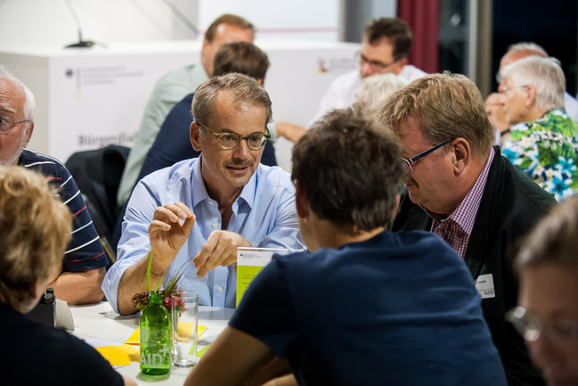 Bürgerdialog mit BM Gerd Müller in Fredersdorf am 1.9.