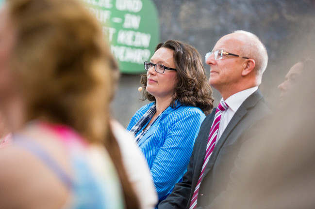 Bürgerdialog mit BM Andrea Nahles in Essen, Zeche Zollverein BMAS