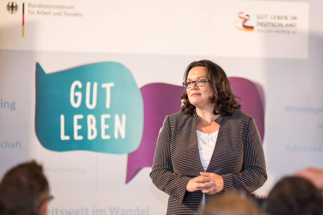 Bürgerdialog mit Bundesarbeitsministerin Andrea Nahles am 17.9. in Konstanz.