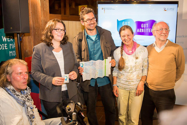 Bürgerdialog mit Bundesarbeitsministerin Andrea Nahles am 17.9. in Konstanz.