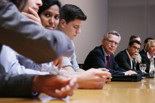 Dialogveranstaltung mit Thomas de Maizière.