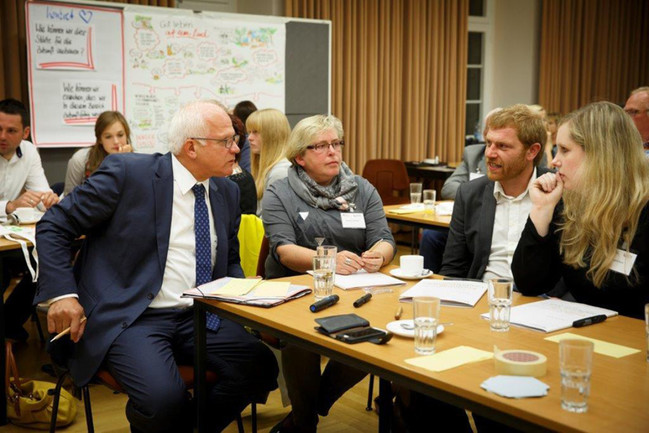 Bürgerdialog des BMEL mit dem Parlamentarischen Staatssekretär Peter Bleser in Rhede.