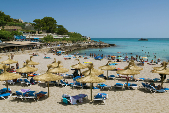 Ein Strand auf Mallorca, Spanien